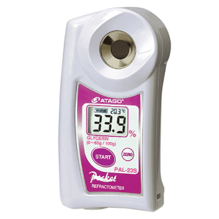 Digital Hand-held Pocket Refractometer (Glycerin % in water (W/W) Low %) - IC-PAL-23S