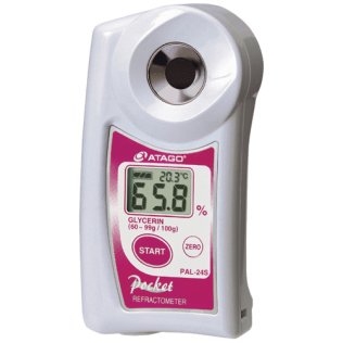 Digital Hand-held Pocket Refractometer (Glycerin % in water (W/W) High %) - IC-PAL-24S