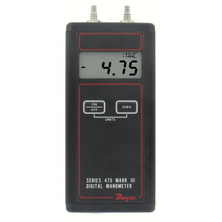 Dwyer Instruments 475-8-FM Digital Manometer, 0-150 PSI