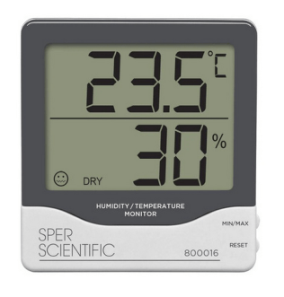 SPER Scientific Certified Humidity/Temperature Monitor