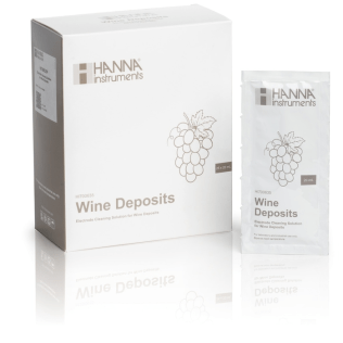HI700635P Cleaning Solution for Wine Deposits (25 x 20 mL Sachets)