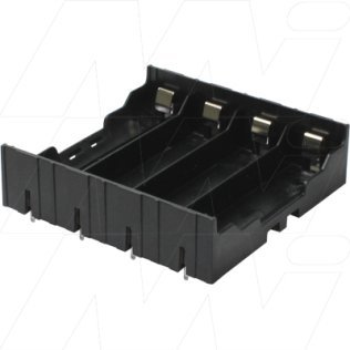 BK-18650PC8 - Battery Holder for Lithium Ion 4 x 18650 size Battery