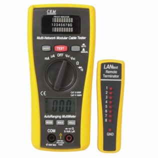 CAT III 2 in 1 Network Cable Tester and Digital Multimeter - XC-5078