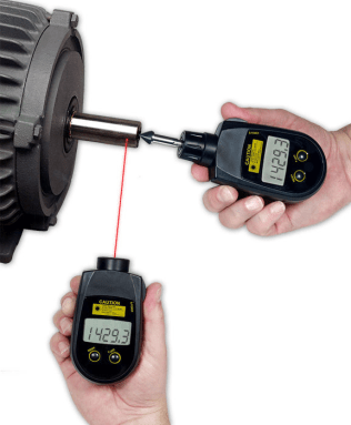 Combination Contact and Non-Contact Laser Tachometer - IC-PLT-5000