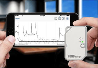 HOBO MX100 Bluetooth Temperature Data Logger