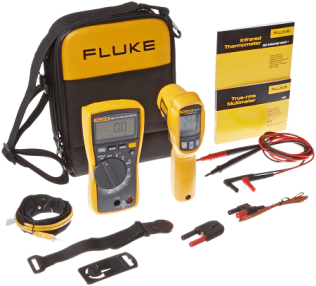 HVACMULTIMETER & IR THERMOMETER KIT (Not suitable for human use) - IC-FLUKE-116/62-MAX-Plus