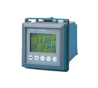 Industrial online pH/DO/Temp controller, 1/4 DIN with graphic display and RS485 interface software