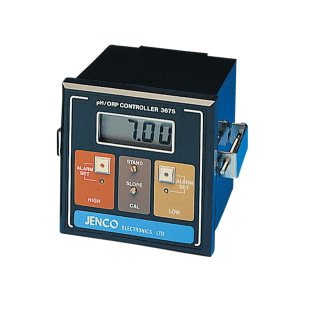 Industrial online pH/ORP controller, 1/4 DIN with LCD display