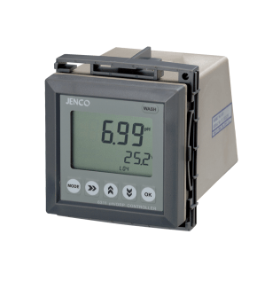 Industrial online pH/ORP/Temp controller, 1/4 DIN with graphic display and RS485 interface software