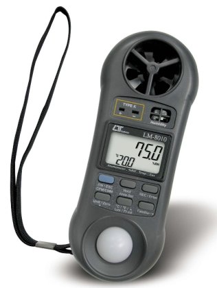 LM8010 - 4 in 1 Anemometer (CMM, CFM), Temperature, Humidity