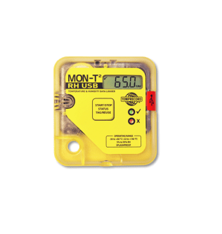 Mon-T2 RH USB Temperature logger with LCD Display, 16k