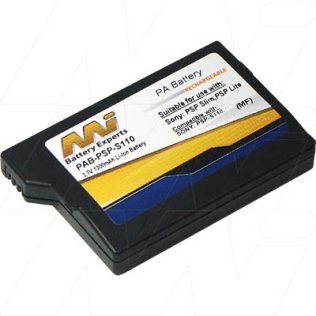 PAB-PSP-S110 - Electronic Game battery for Sony PSP Slim & PSP Lite