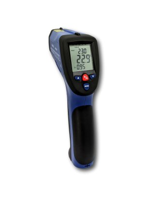 Pro High Temperature Non-Contact Thermometer with K-Type Probe Support and USB (Not suitable for human use) - ICQM7430