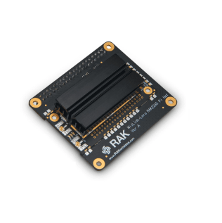 RAK2245 PI Hat LoRaWAN Module. With 8 channels and Raspberry PI Form Factor SX1301