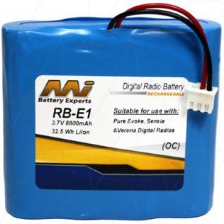 RB-E1-BP1 - Digital Radio-DAB Battery