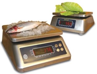 SS-IP68-15 - Water Proof IP68 Stainless Steel Table Scale 15kg