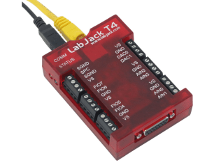 T4 USB or Ethernet Multifunction Data Acquisition Device