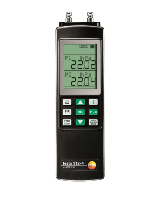 testo 312-4 - Differential pressure measuring instrument kit