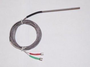 Thermocouple Probe, 3mm (Type K) with braided cable - D3100K