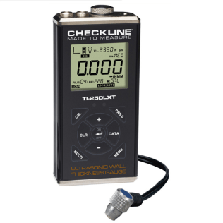 TI-25DLXT Thru-Paint Ultrasonic Wall Thickness Gauge with Probe, Datalogging and USB Output.