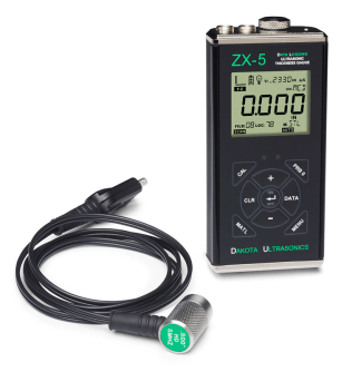 Ultrasonic Wall Thickness Gauge with Datalogging and Single-Value USB Output - IC-ZX-5DL
