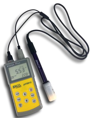 Vision Plus pH/mV/temp Meter with 6810NP Electrode - IC-6810KA