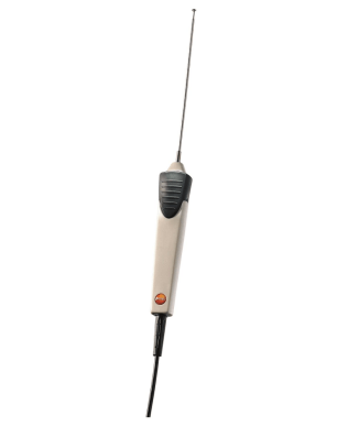 Waterproof surface probe with widenend measurement tip for flat surfaces, T/C Type K