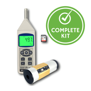 SL4023SD Sound Level Meter and SC941 Calibrator Kit (Comes with Traceable Certificate for Meter. along with SD Card - Valued at $129+GST)