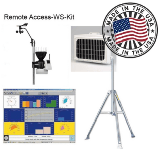 The Vantage Pro2 3G Weather Station comes with either the Vantage Pro2 or Pro 2 Plus ISS and 3G Vantage Connect, 1 year Data Plan and a Tripod - RemoteAccess-WS-Kit