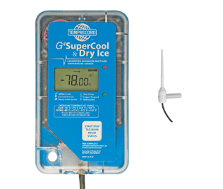 G4 Display Supercool and Dry Ice Logger, 8k, with Teflon Probe