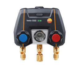 testo 550i - Smart digital manifold, Bluetooth and 2-way valve block