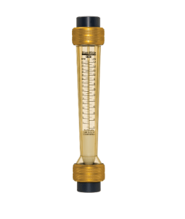 F-461100LX-16K Polysulfone Series Flow Meter (1 to 10 GPM/4 to 40 LPM) with F/NPT Fittings and PVDF Adapter