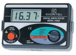 Kyoritsu 4105A-H Earth Resistance Tester - Hard Case Model