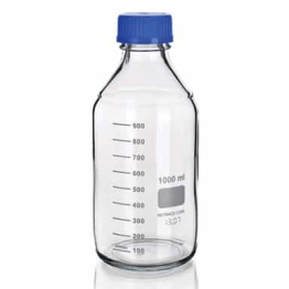 Reagent Bottle 50ml with Cap and Pouring Ring - 60099