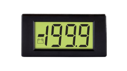 200mVdc full scale, LED backlit, Snap-in, Panel Meter - IC-DPM 3AS-BL