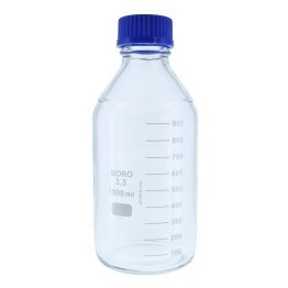 Reagent Bottle 1L with Cap and Pouring Ring - IC-60129