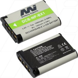 Digital and Video Camera Battery replaces Sony NP-BX1 - DCB-NP-BX1-BP1