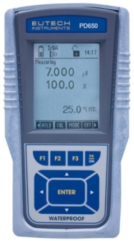 Waterproof CyberScan PD 650 pH- mV- Ion- Dissolved Oxygen handheld meter, - EC-PDWP-650-43K