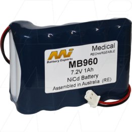 Medical battery suitable for Vetquip Niki V4, Heska Vet/IV 2.2 Volumetric Infusion Pumps - MB960