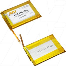Portable Media Player Battery - PAB-616-0551-BP1