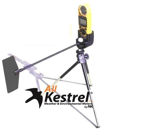 Kestrel-4500-BT with Collapsible Tripod and Vane Mount