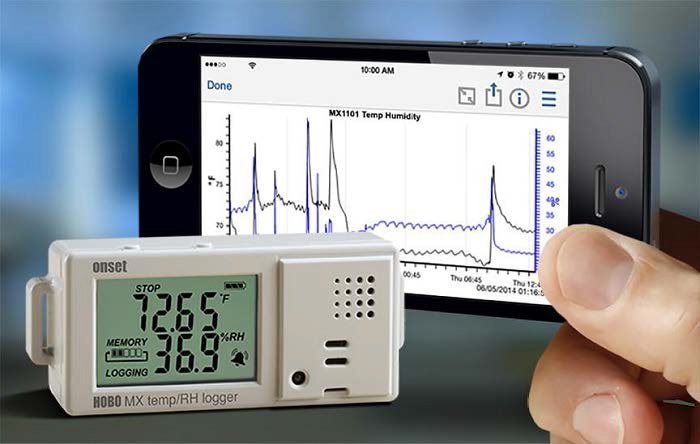 MX1101 - HOBO MX Temperature Relative Humidity Data Logger